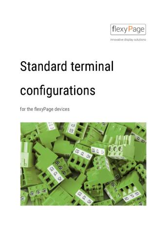 Standard terminal configuration