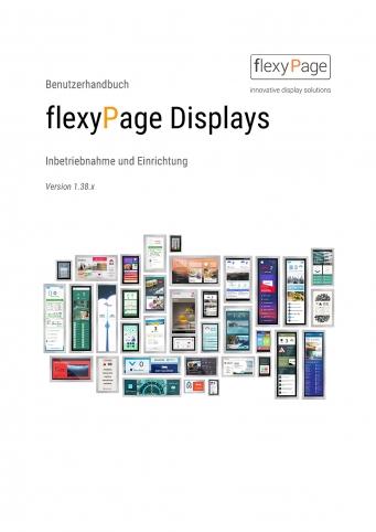 flexyPage Displays Benutzerhandbuch