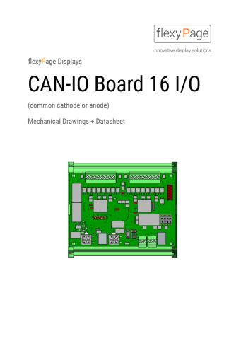 Product datasheet I/O modul CN16