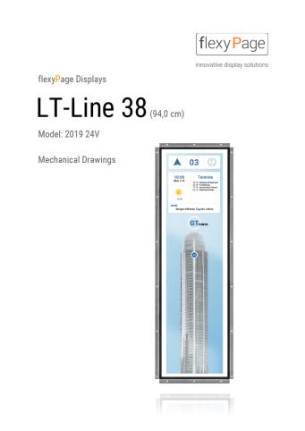 Mechanical drawing display LT-Line 38