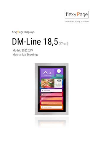 Mechanical drawing display DM-Line 18,5