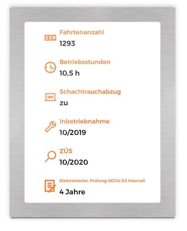LT-Line 10,1 with maintenance information