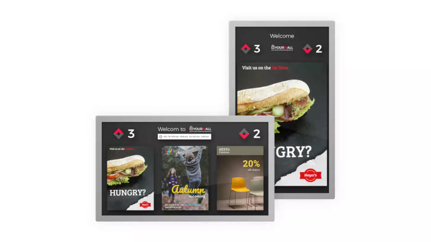 Multimedia- und Informationsdisplays für Aufzüge