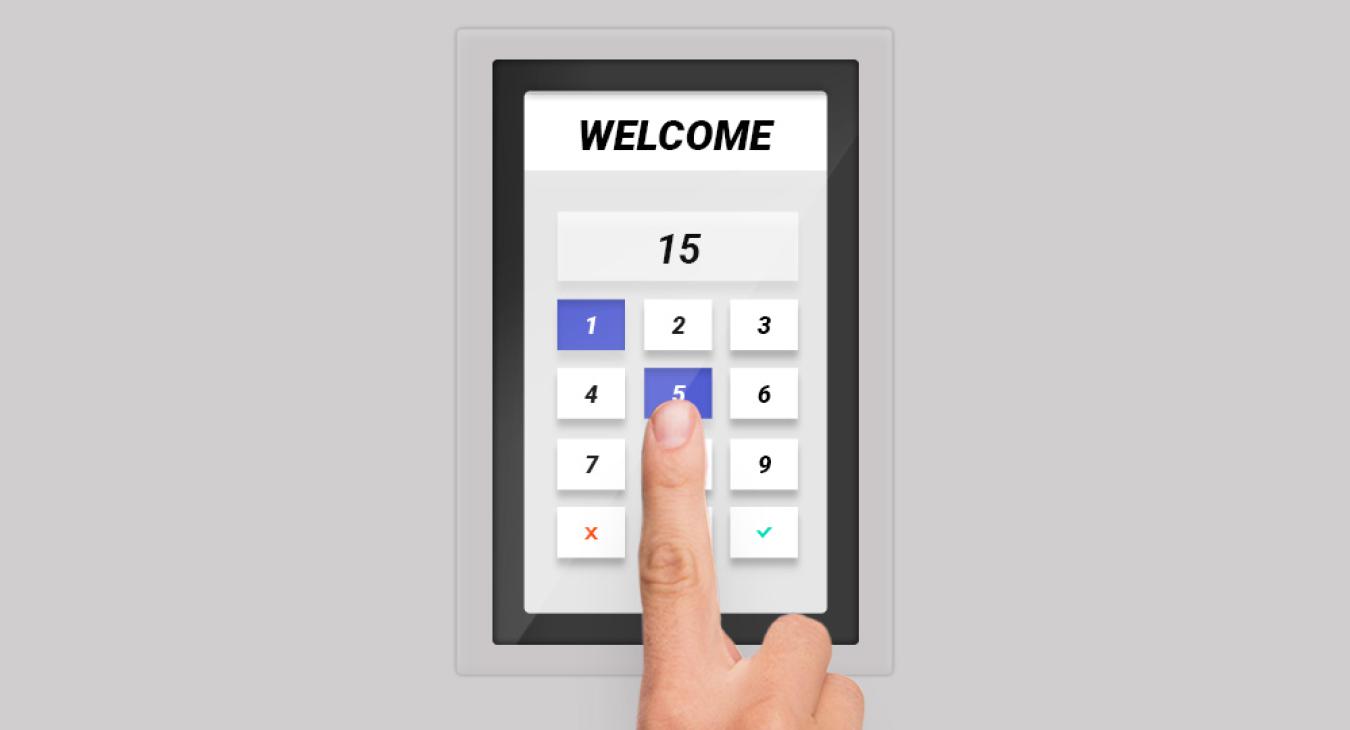 Elevator touch displays DM-Line